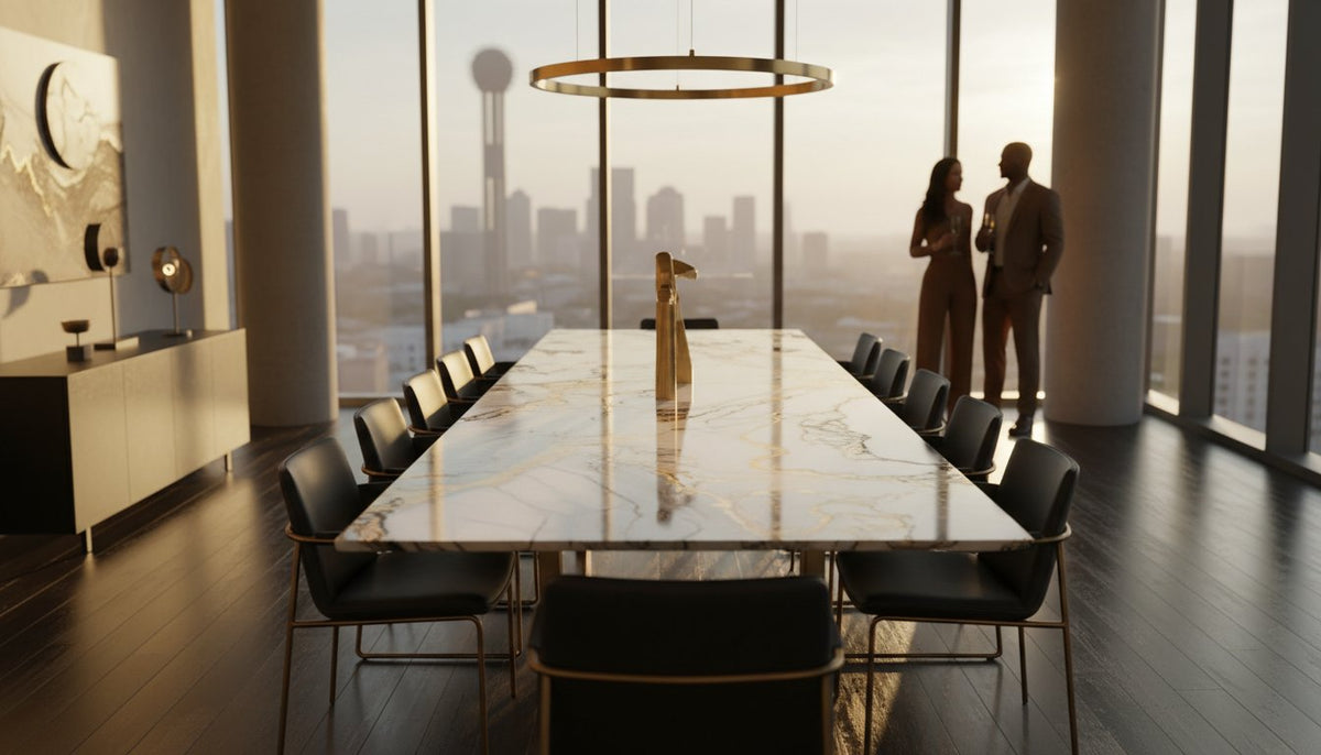 Luxury Marble Dining Tables in Dallas, Texas: The 2026 Connoisseur’s Guide