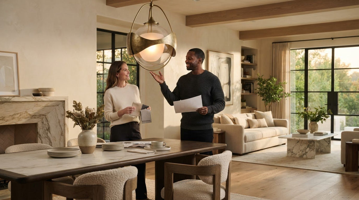Getting Buy-In from Your Spouse on Bold Lighting Choices