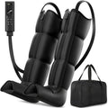 Leg Compression Massager, Full-Leg Compression Boots, Black Medium