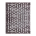 4x6 Hand Tufted Bamboo Silk   Oriental Area Rug Tone on Tone Grey, Color