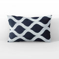 Dark Jewels Luxury Throw Pillow in Black and White