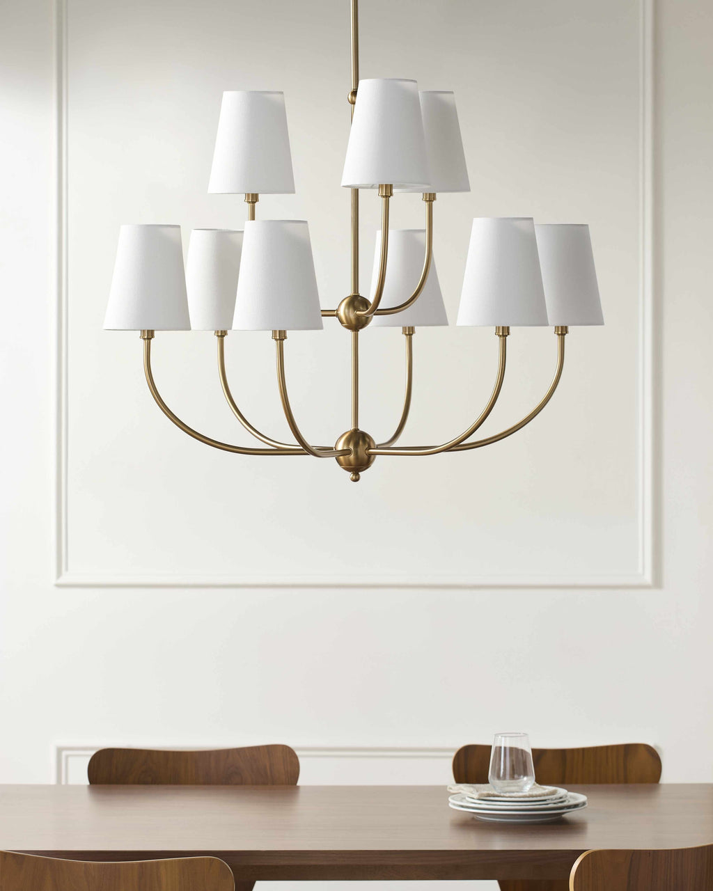 Fupeo Brass Modern Chandelier