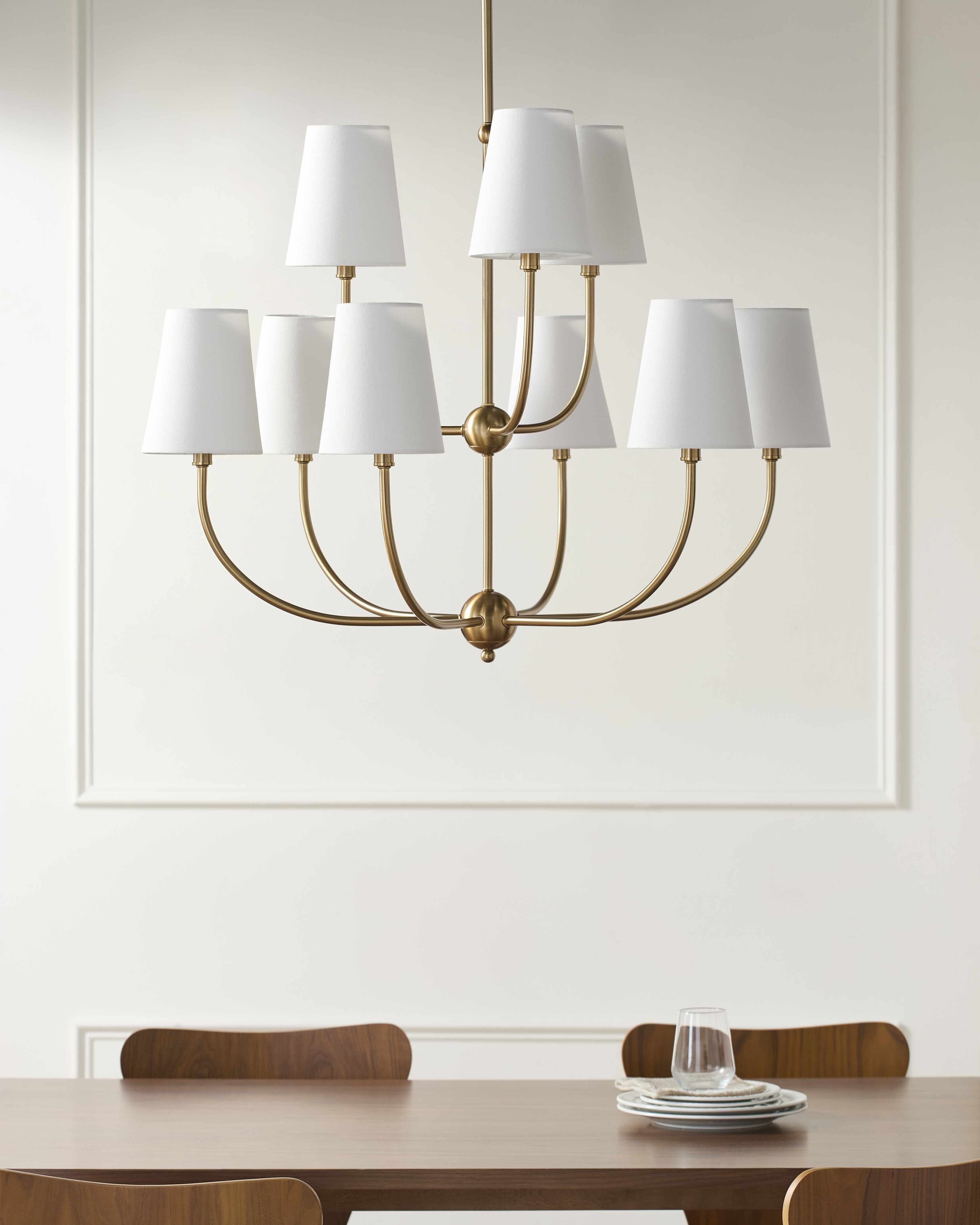 Fupeo Brass Modern Chandelier
