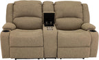 wall hugger sofa oatmeal power double recliner 67 inch RV