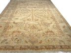 Oushak area rug Canvello hand knotted ivory 6x9 Indian