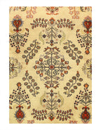 8 foot round area rug Canvello Kashan hand knotted beige