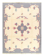 9x12 ivory rug Canvello flat weave area rug in ivory color for modern or eclectic interiors.