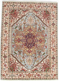 Canvello Light Blue Serapi Design Rug - 9' X 12'