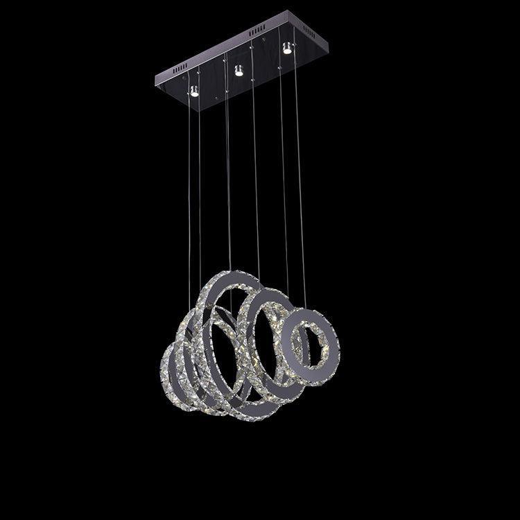 Canvello Ring Crystal Chandelier Lamp