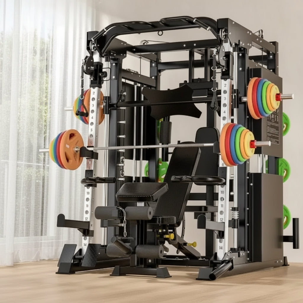 Professional Gym Smith Machine Set—Multi-Functional All-In-One Fitness Equipment for Professional Gyms