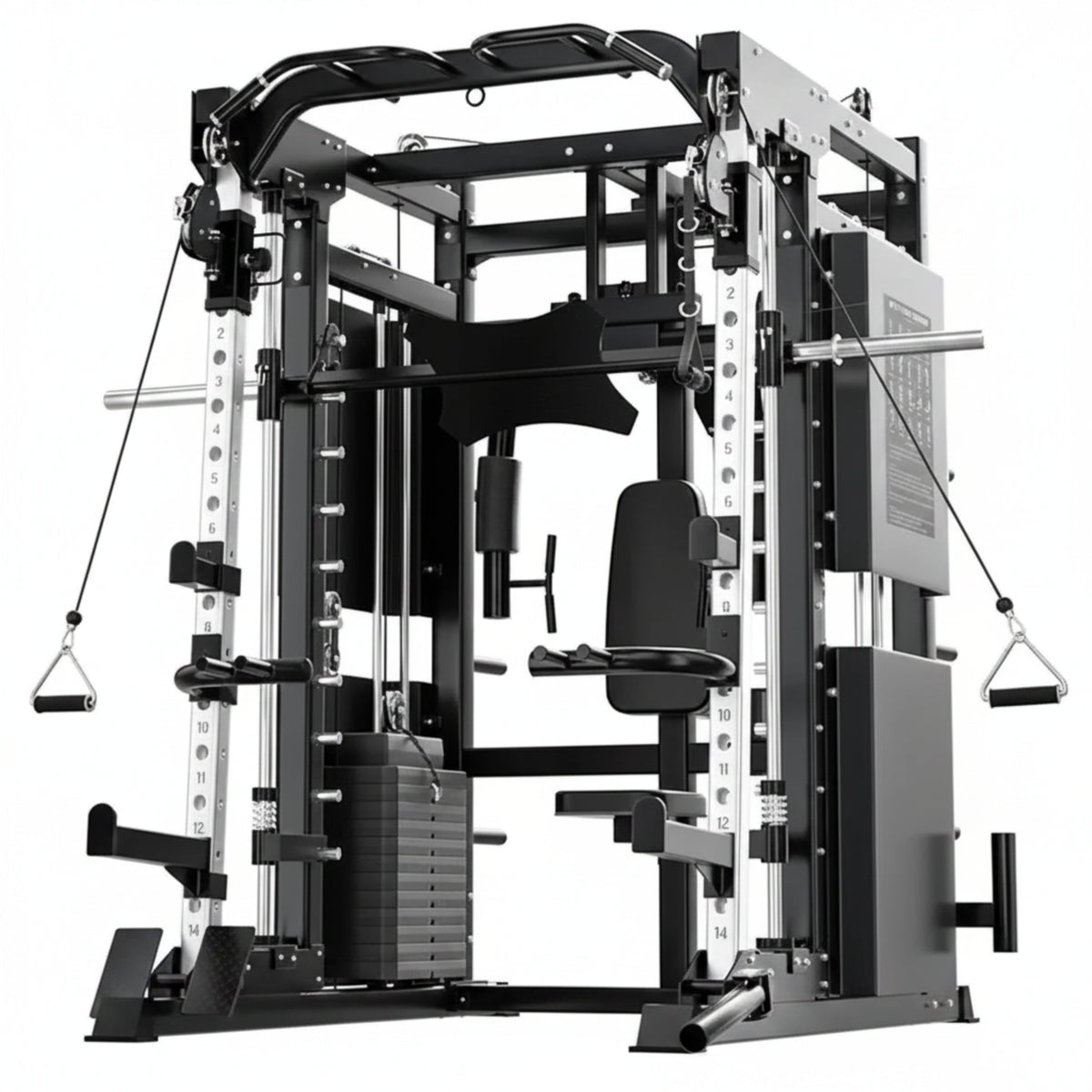 Professional Gym Smith Machine Set—Multi-Functional All-In-One Fitness Equipment for Professional Gyms